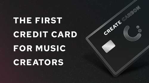 Create Carbon - The first credit card for music creators